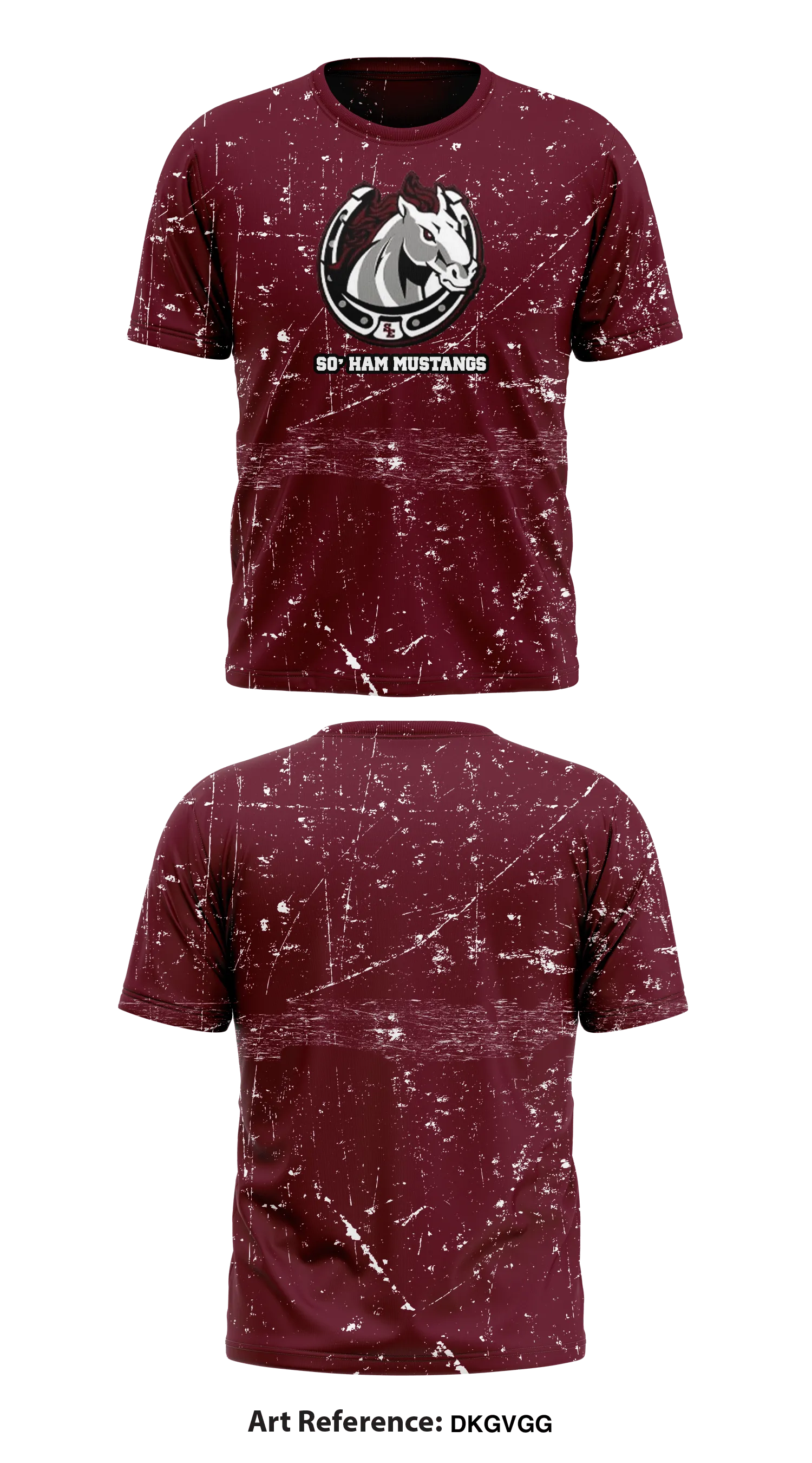 SO’ HAM MUSTANGS Store 1 Core Men's SS Performance Tee - dkgvgG