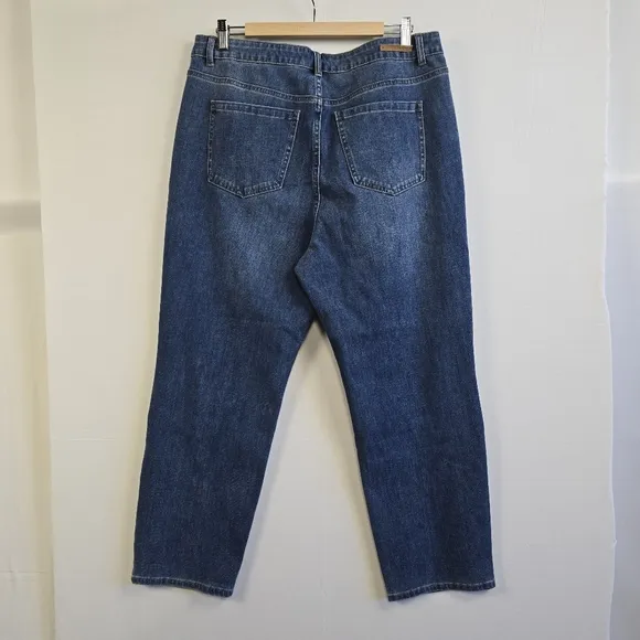 Soft Surroundings Straight Leg Jeans NWT style 3fy33 Size 18P