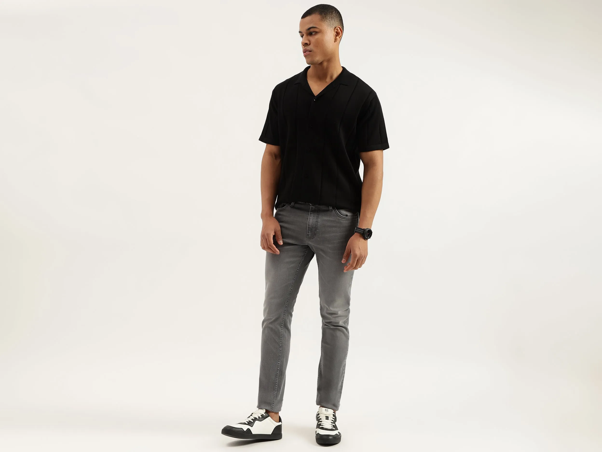 Solid Skinny Fit Jeans