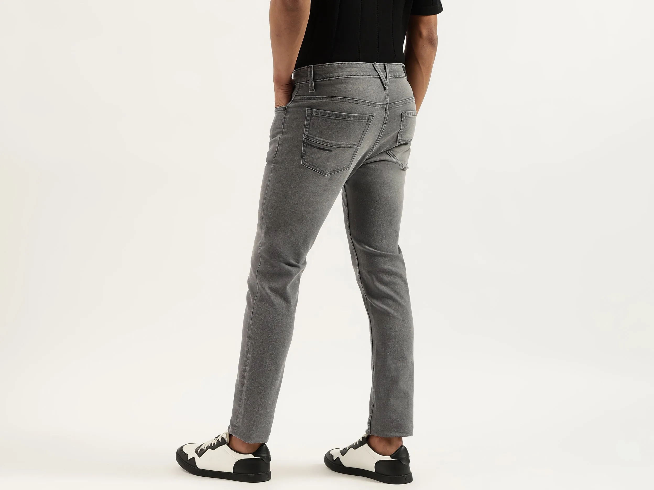 Solid Skinny Fit Jeans