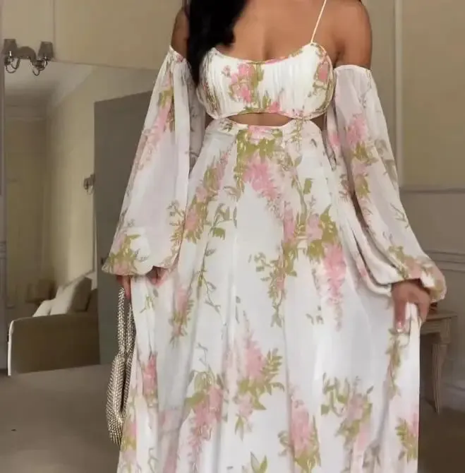 Sophia – Relaxed Shoulder Dress for Women