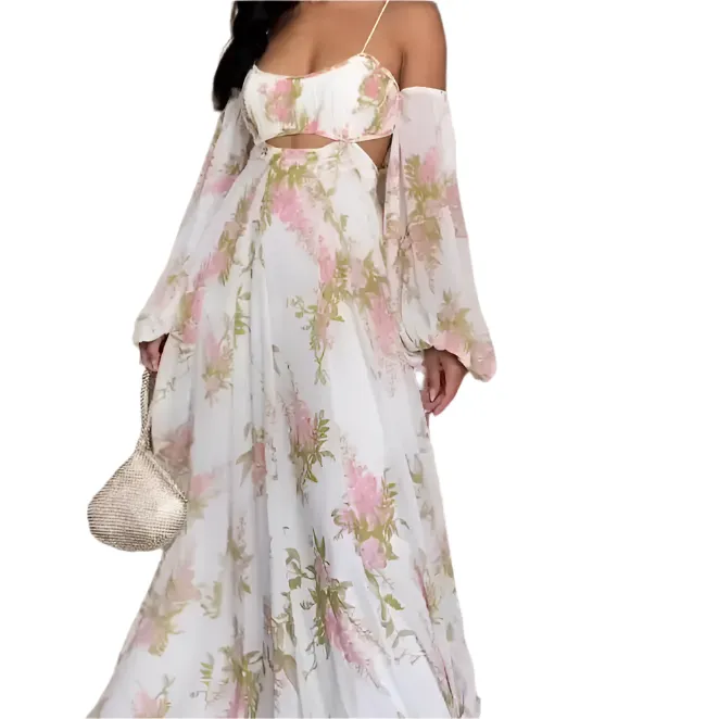 Sophia – Relaxed Shoulder Dress for Women