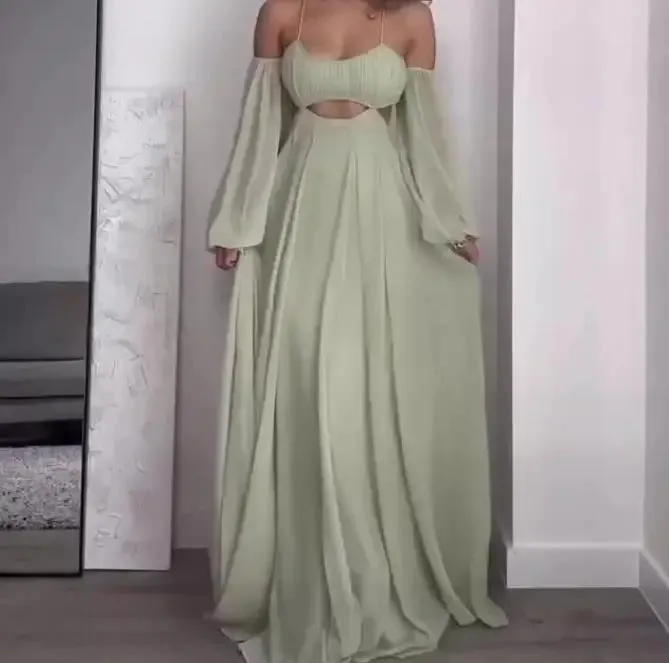 Sophia – Relaxed Shoulder Dress for Women