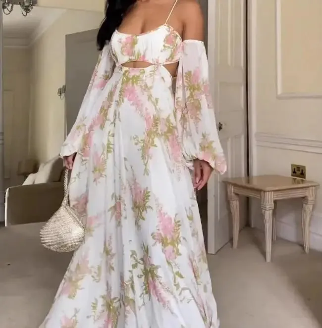 Sophia – Relaxed Shoulder Dress for Women