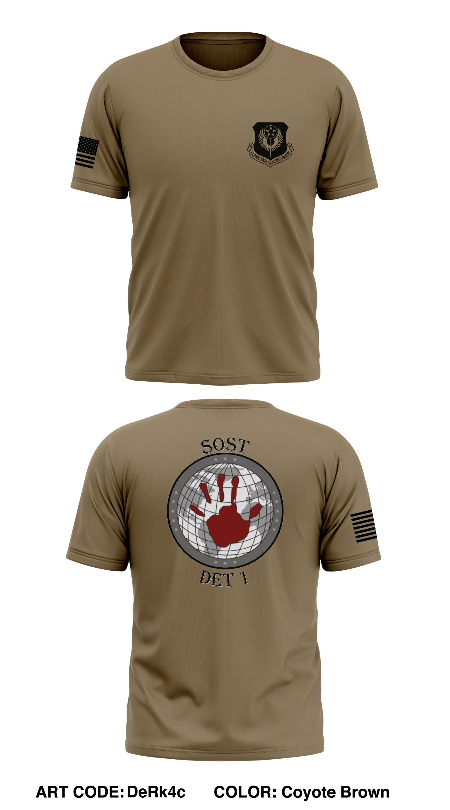 SOST DET 1 Store 1 Core Men's SS Performance Tee - DeRk4c