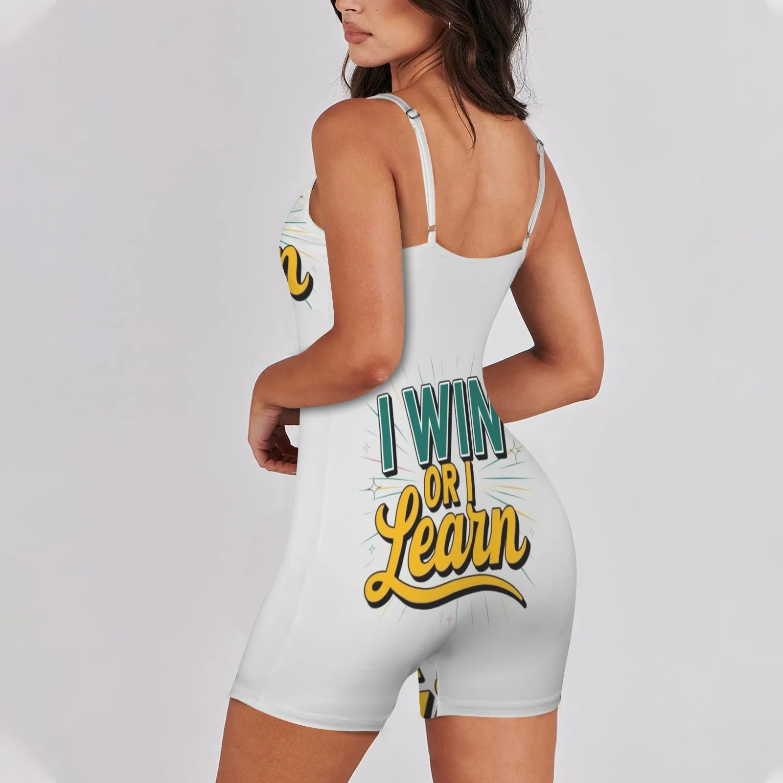 Spaghetti Strap One Piece Active Sets