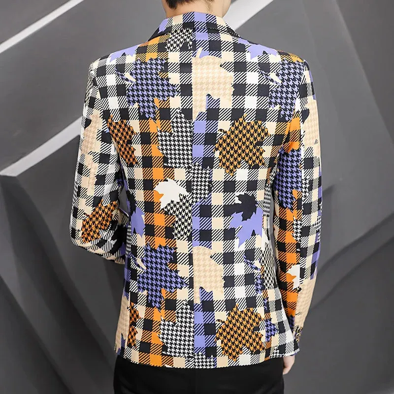 Spring and Autumn Clothing New Fashion Handsome All The Fashion Men's Business Small Suit Korean Version Slim All The Matching