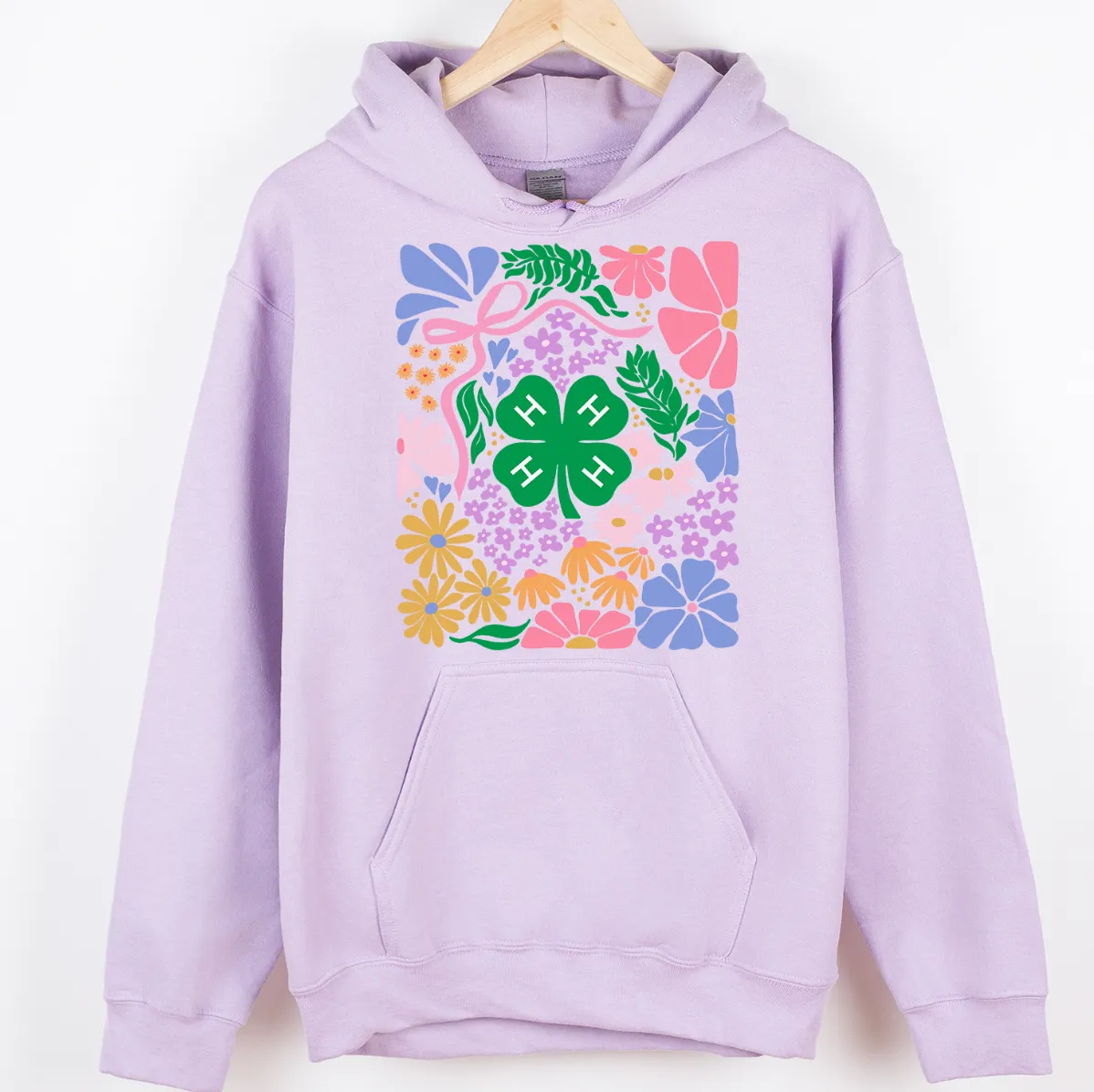 Spring Floral 4-H– Hoodie