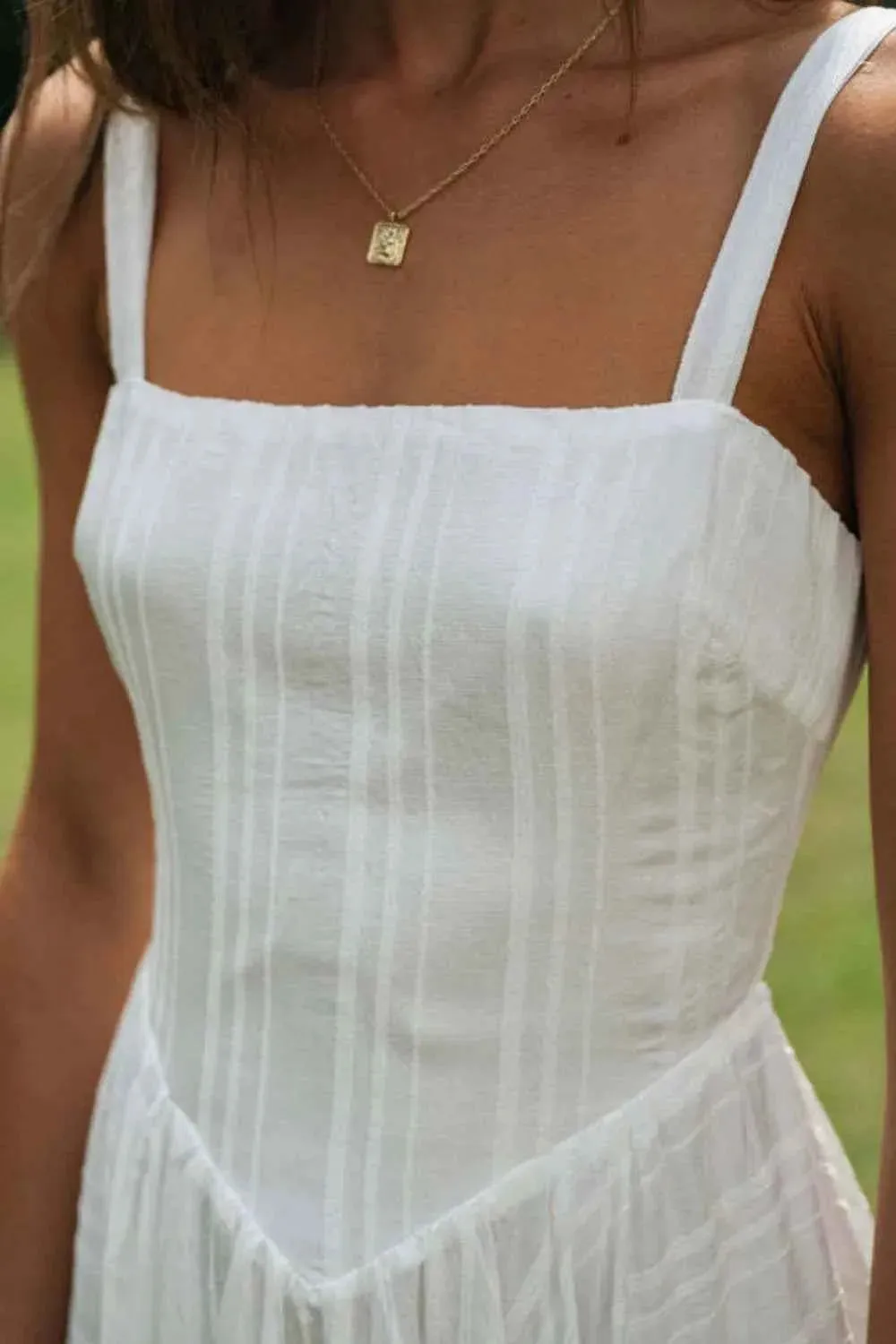 Square Neck Midi Dress - Stylish Cami Dress for Every Occasion