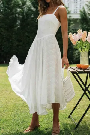Square Neck Midi Dress - Stylish Cami Dress for Every Occasion