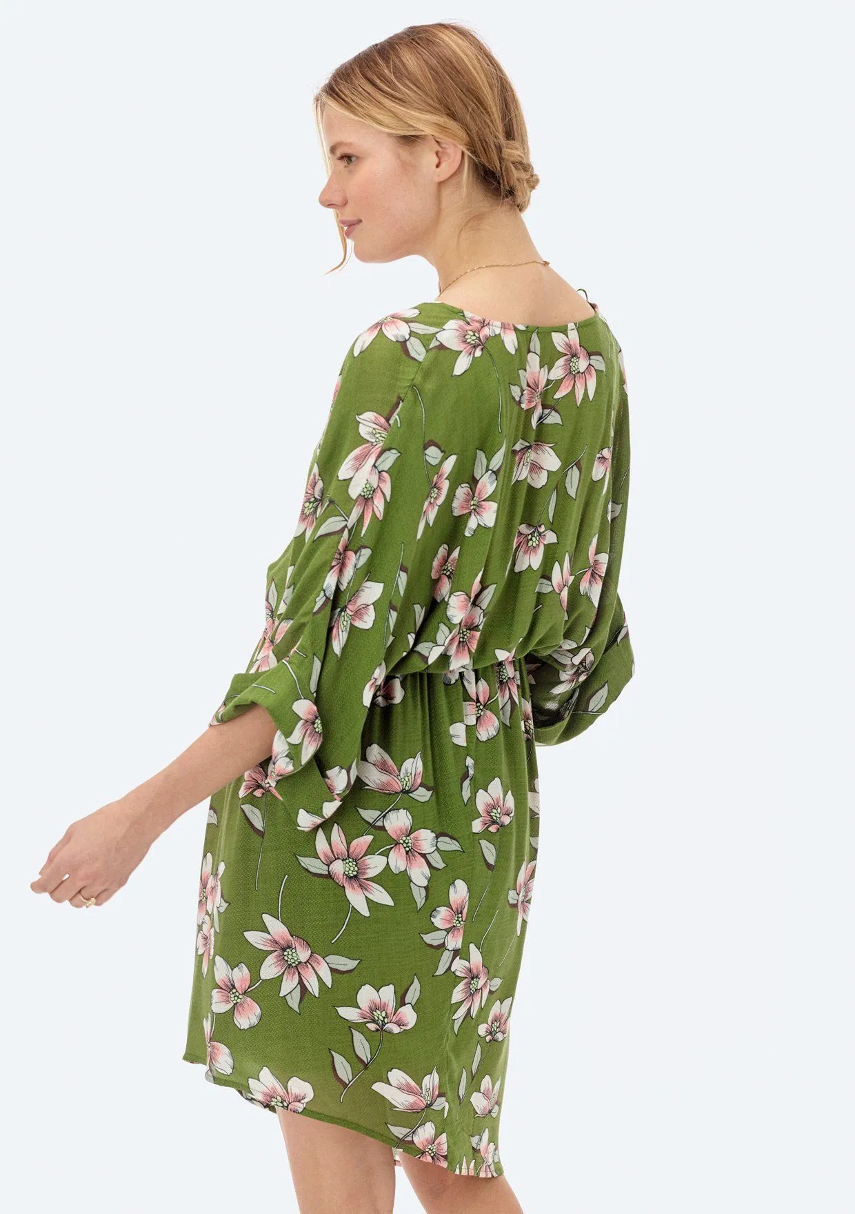 Stefanie Floral Asymmetrical Dress