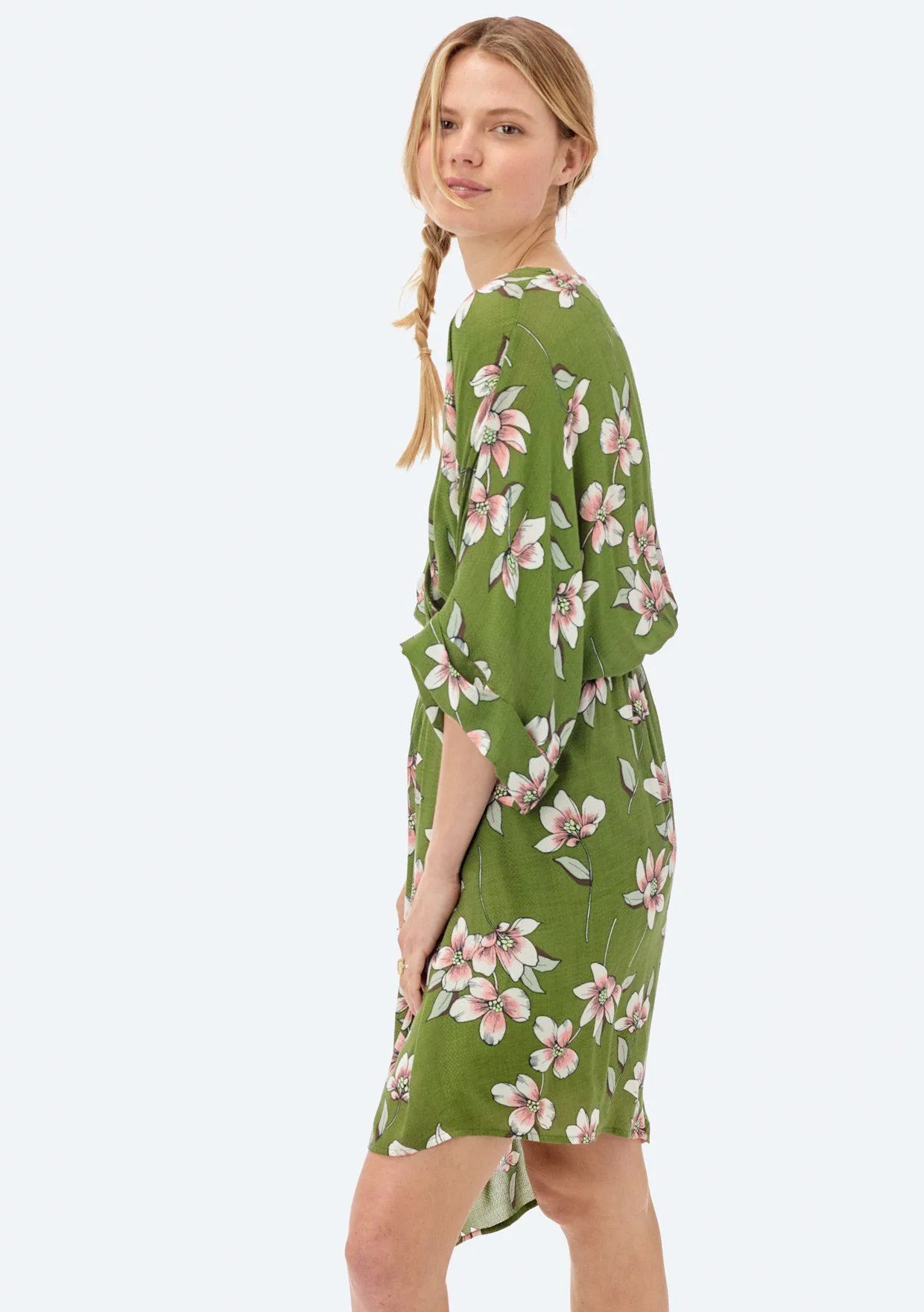 Stefanie Floral Asymmetrical Dress