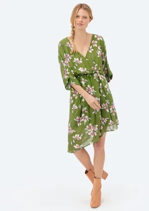 Stefanie Floral Asymmetrical Dress