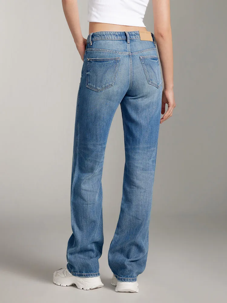 Straight Fit Tencel Jeans