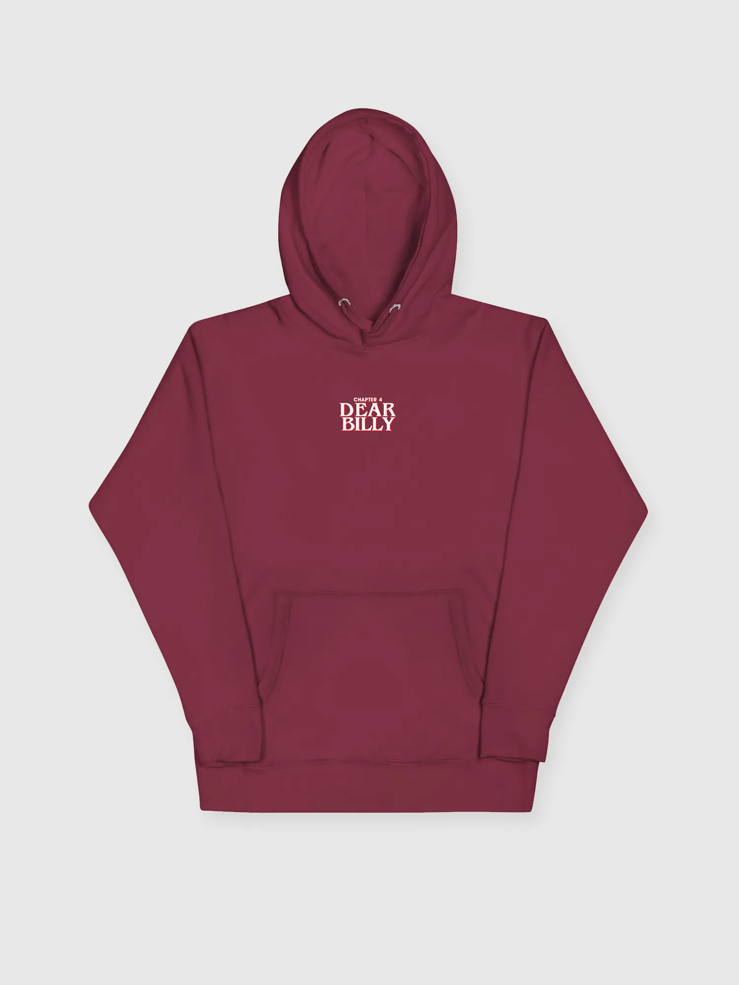 Stranger Things x Butcher Billy Dear Billy Unisex Hoodie [Maroon]