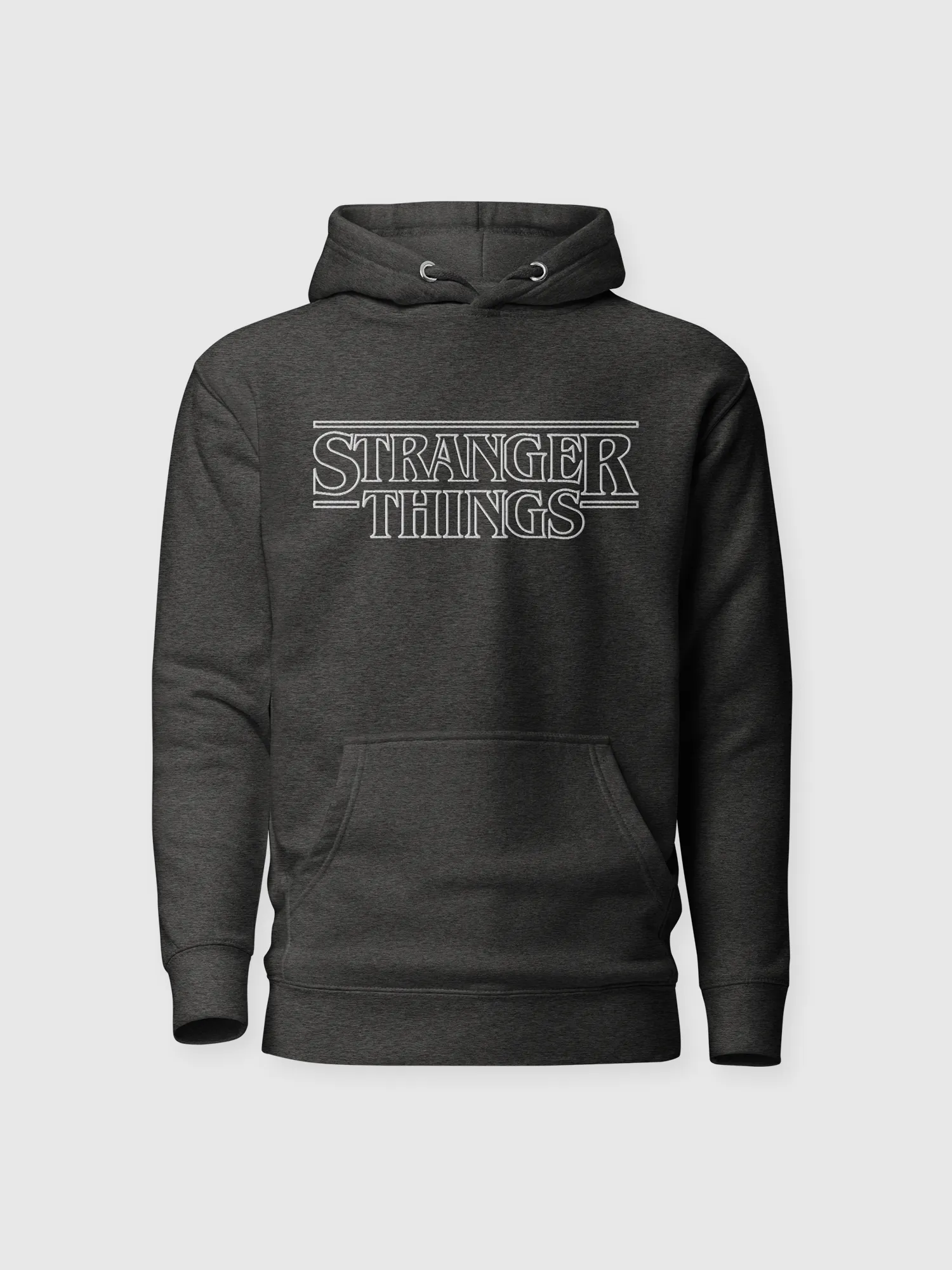 Stranger Things x Kyle Lambert Unisex Hoodie [Charcoal Heather]