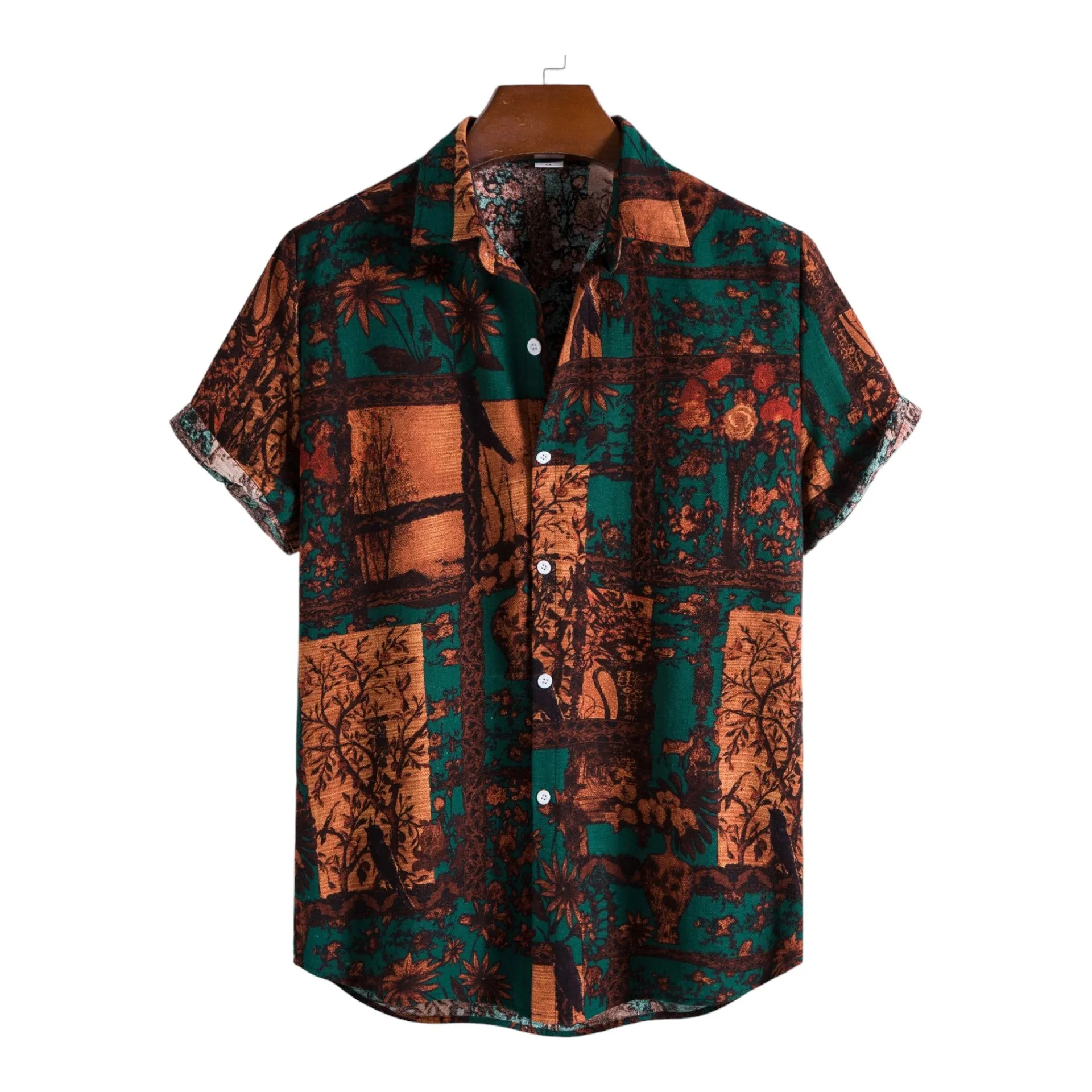 Summer Button up Shirts - Hawaiian shirts
