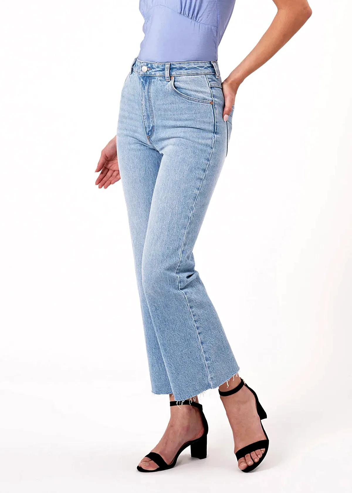 Sunshine Blue Eastcoast Flare Ankle Length Jean