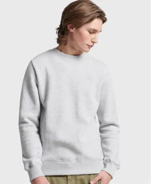 Superdry Organic Cotton Vintage Logo Sweatshirt Light Grey