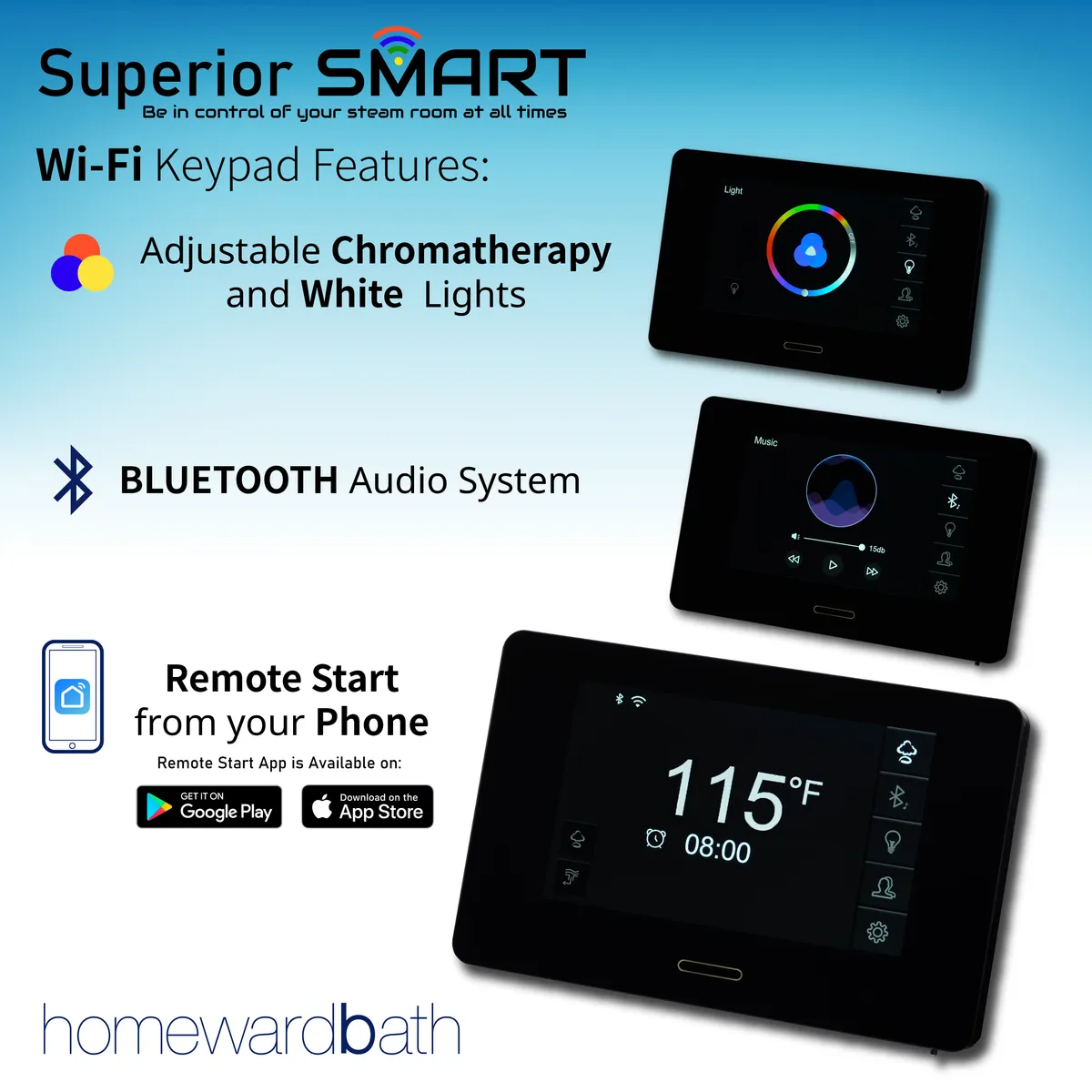 Superior Smart Steam Generator (WiFi) 24kw