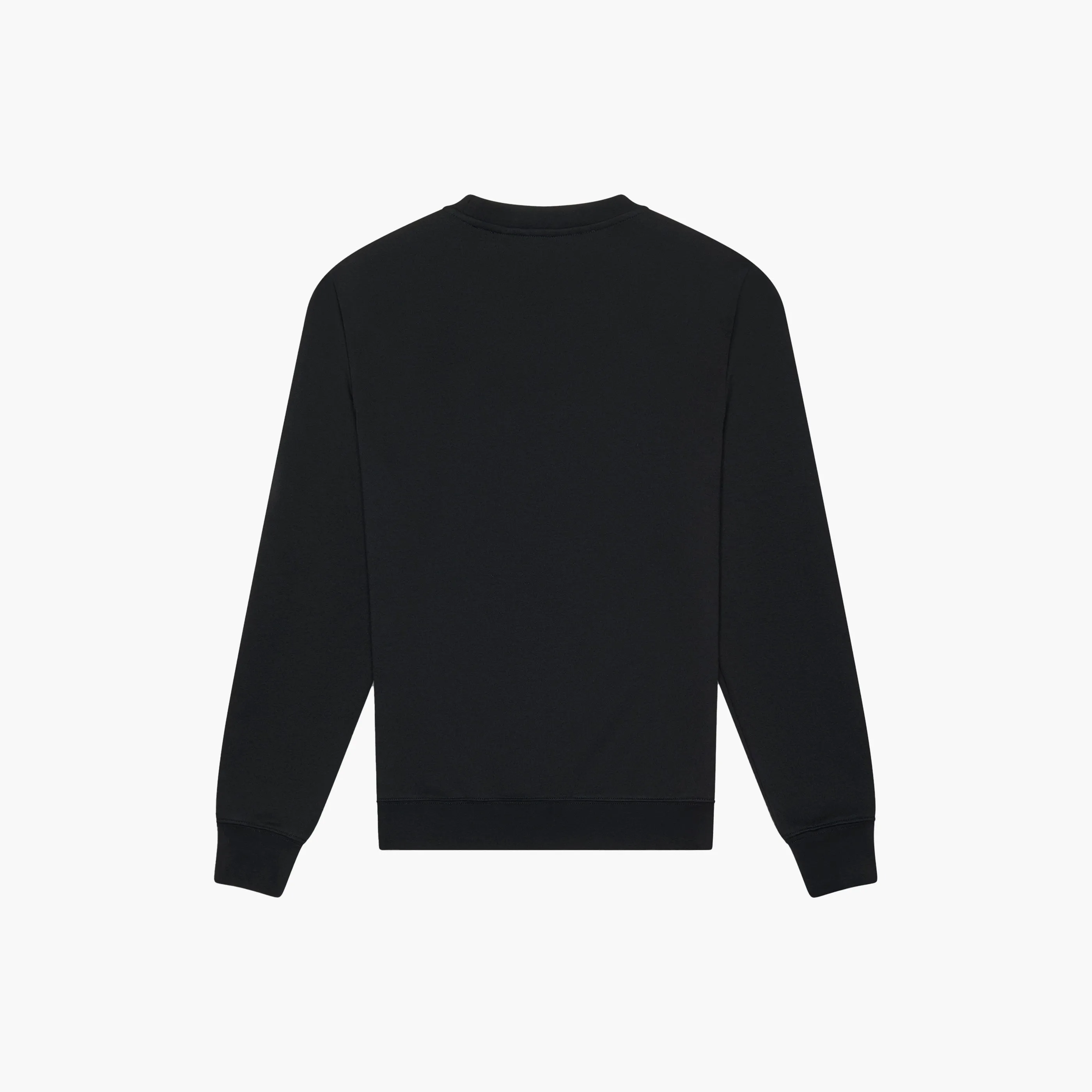 SWEATSHIRT SLIM FIT IN INTERLO NEGRO