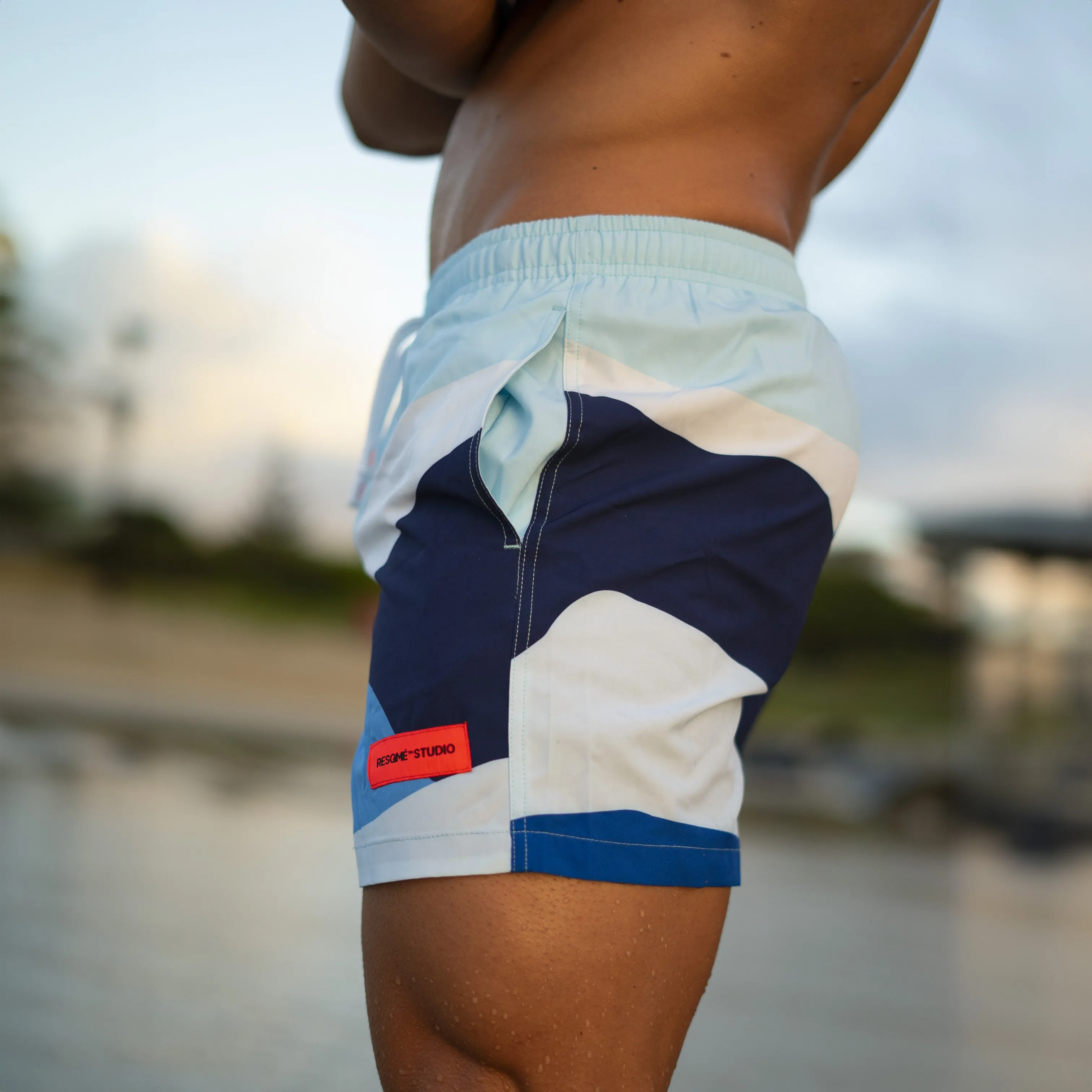 SWIM SHORTS-Andaman Sea