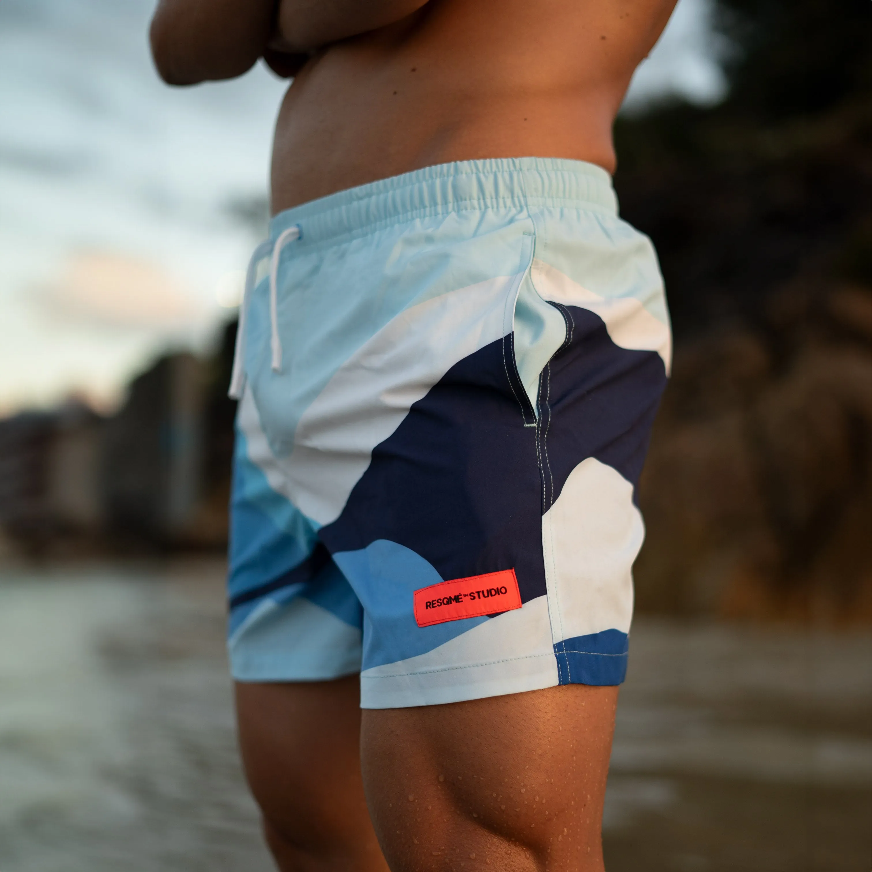 SWIM SHORTS-Andaman Sea