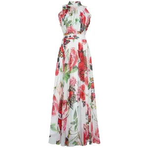 Tasha Designer Vintage Floral Print Dress