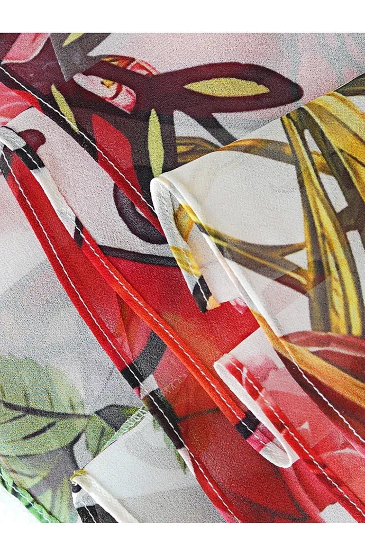 Tasha Designer Vintage Floral Print Dress