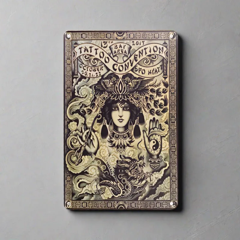 Tattoo Studio Decorative Board TA140 'Tattoo Convention'