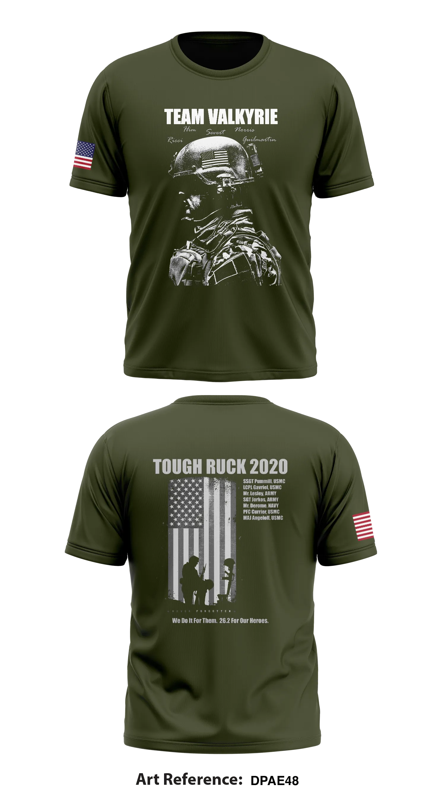Team Valkyrie Store 1 Core Men's SS Performance Tee - DPAe48