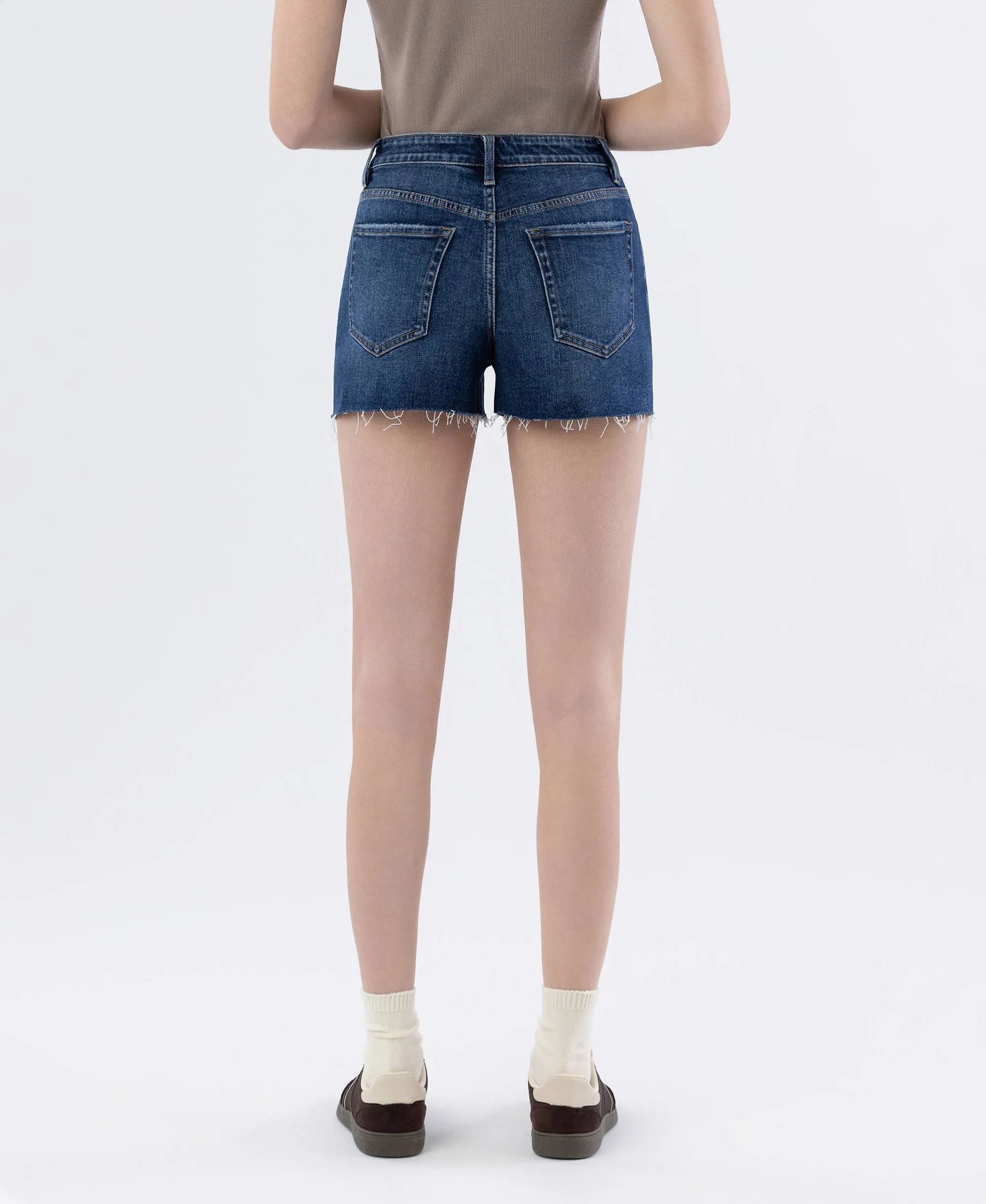 The Ava Raw Hem Shorts