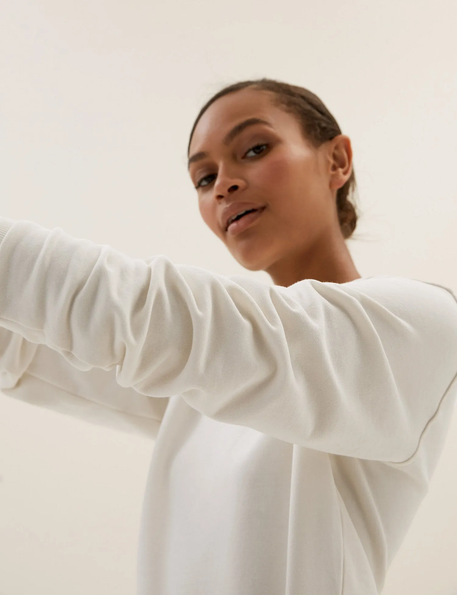 The Cotton Rich Crew Neck Sweatshirt