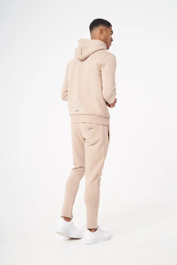 The Couture Club Essentials Signature Slim Hoodie Beige