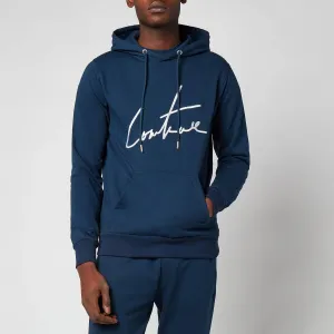 The Couture Club Essentials Signature Slim Hoodie Navy