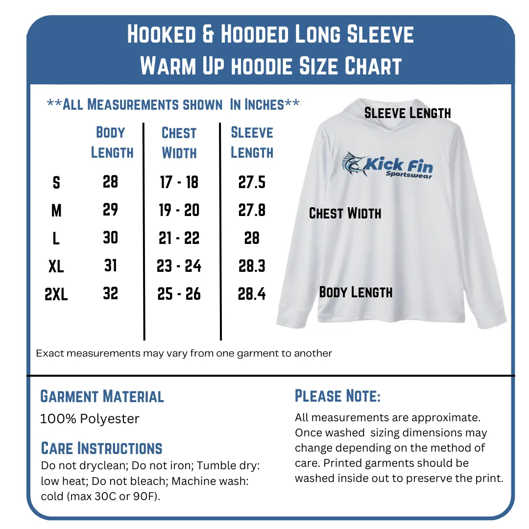 The Nautical Navigator Hooked & Hooded Warm Up Performance Fishing Hoodie