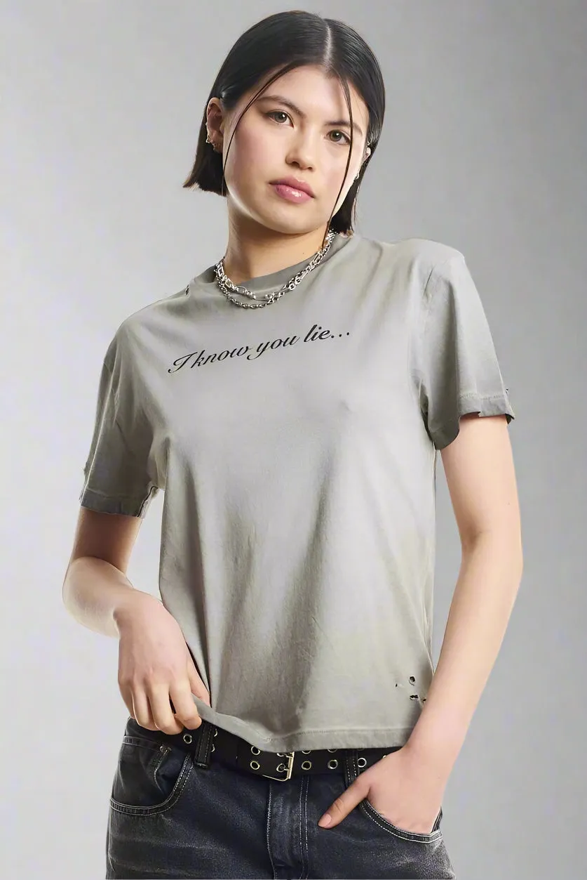 The Ragged Priest Liar Slogan Tee