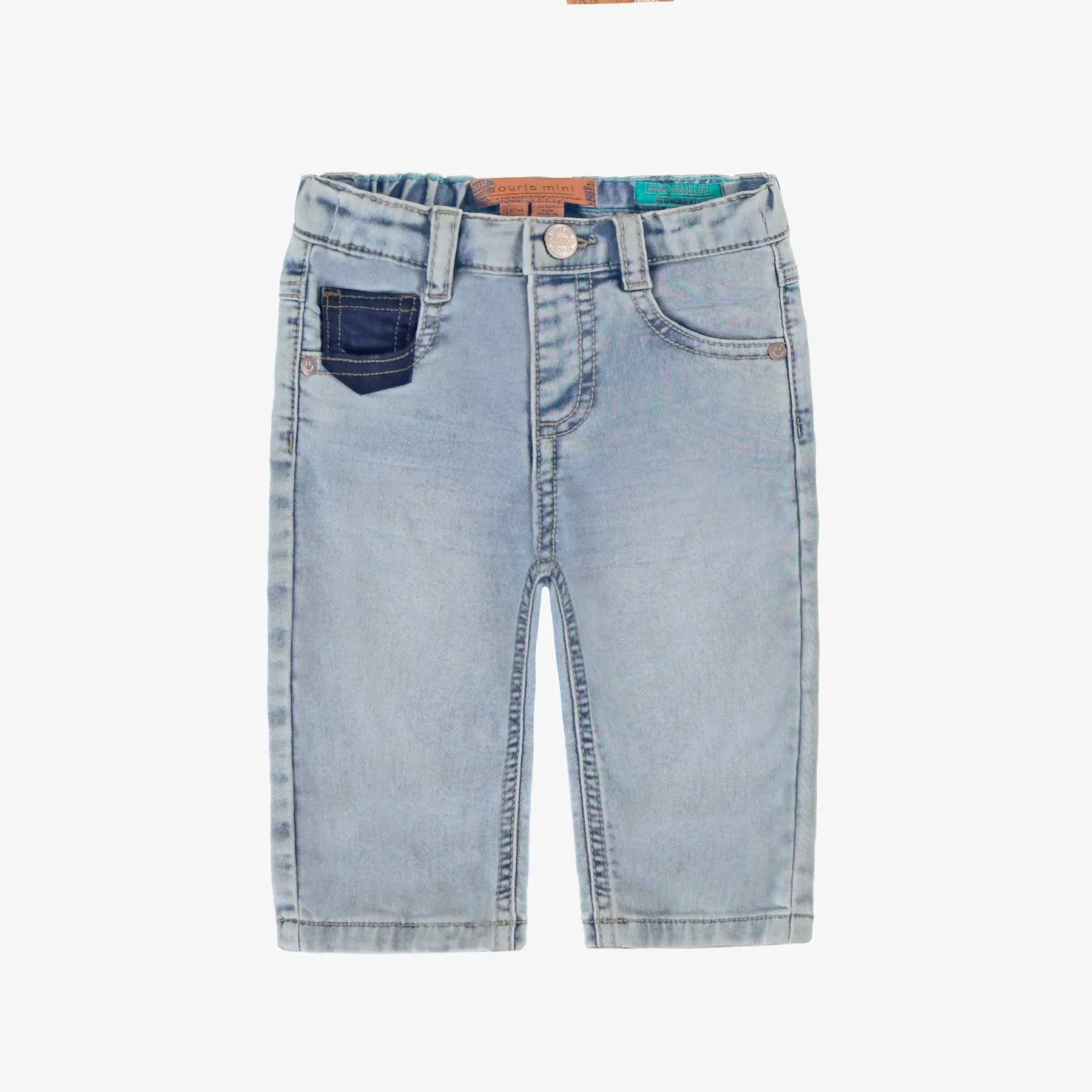 The West Contrast Pocket Denim - BABY