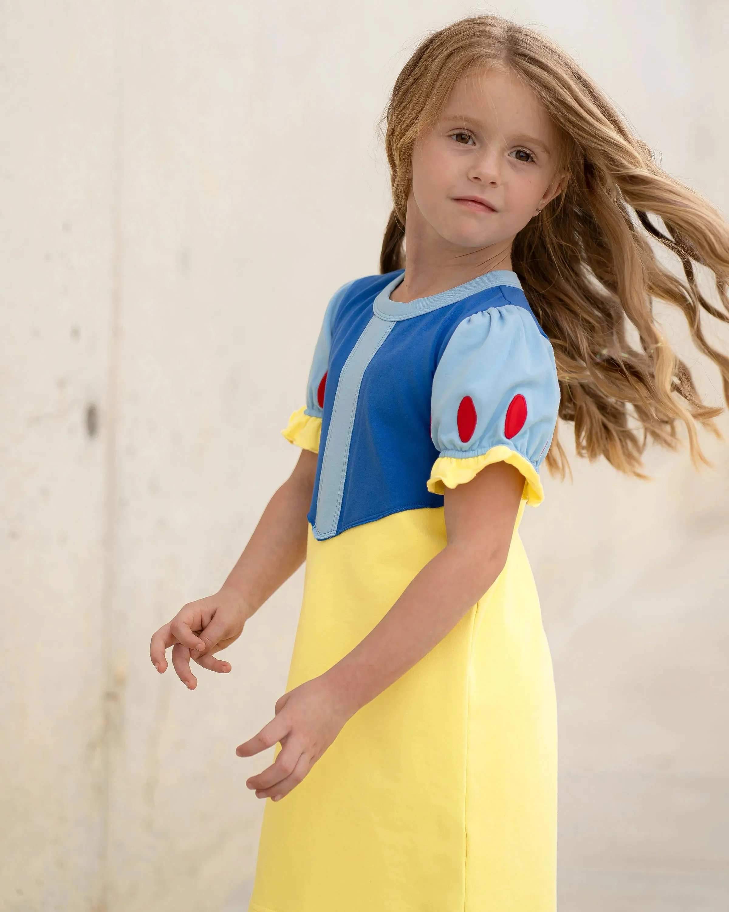 The Yellow Lamb Princess Playtime: Snow White Inspired Primary Dress