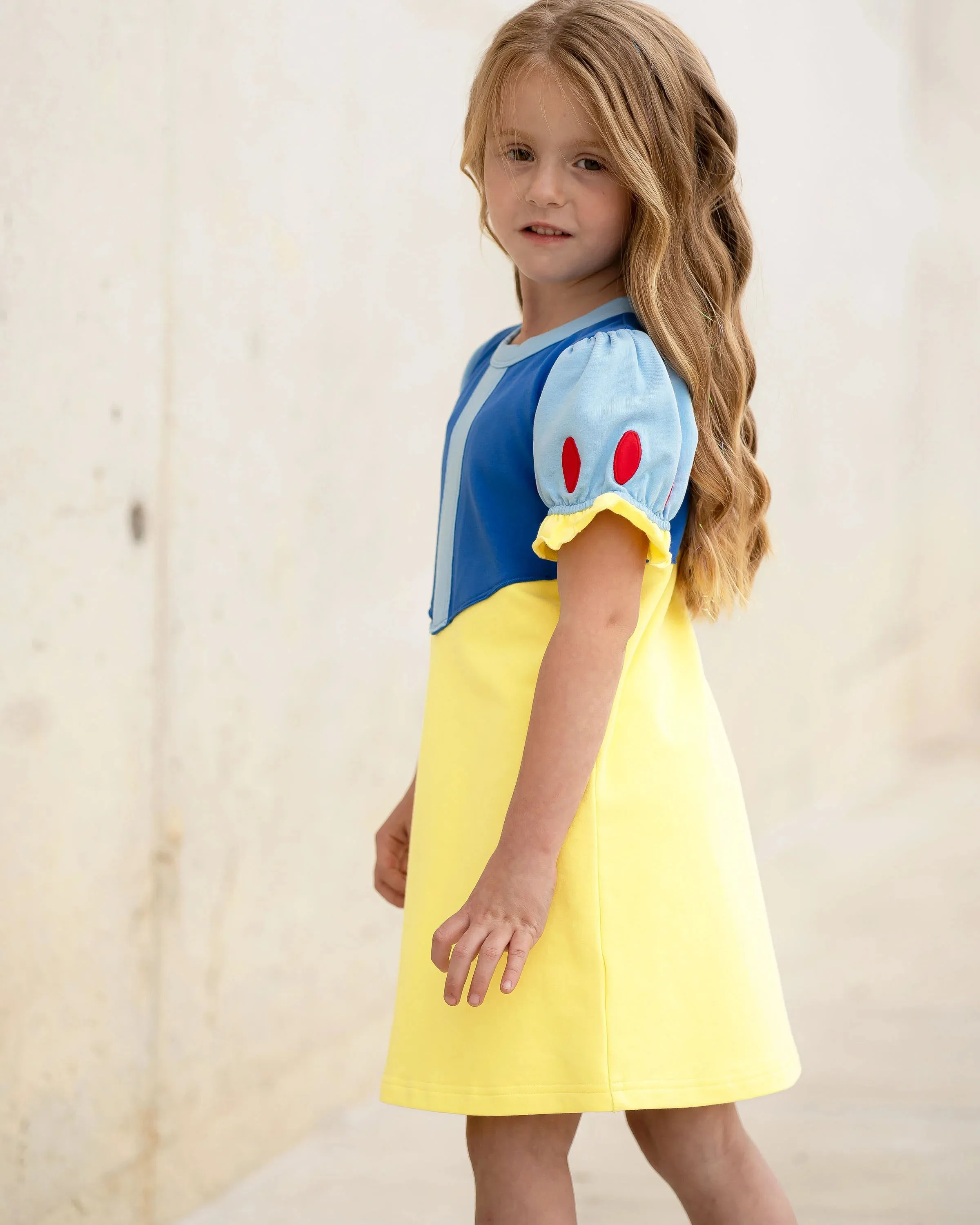 The Yellow Lamb Princess Playtime: Snow White Inspired Primary Dress