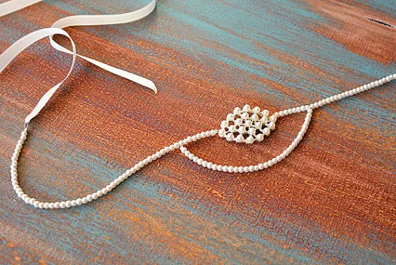 Thin Beading Pearl Bridal Belt, Wedding Belt, Wedding Sash, Different Pattern Sashes, SA0017