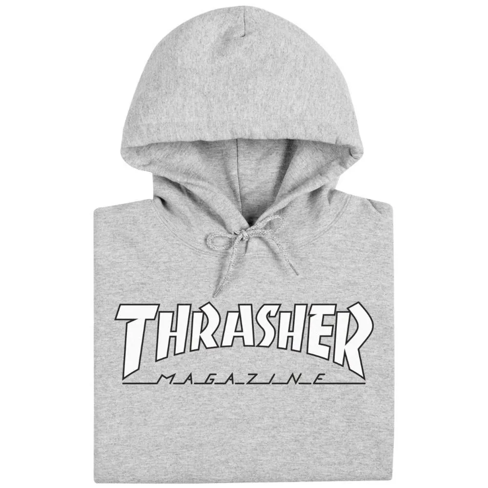 Thrasher Outlined Hoody - Grey