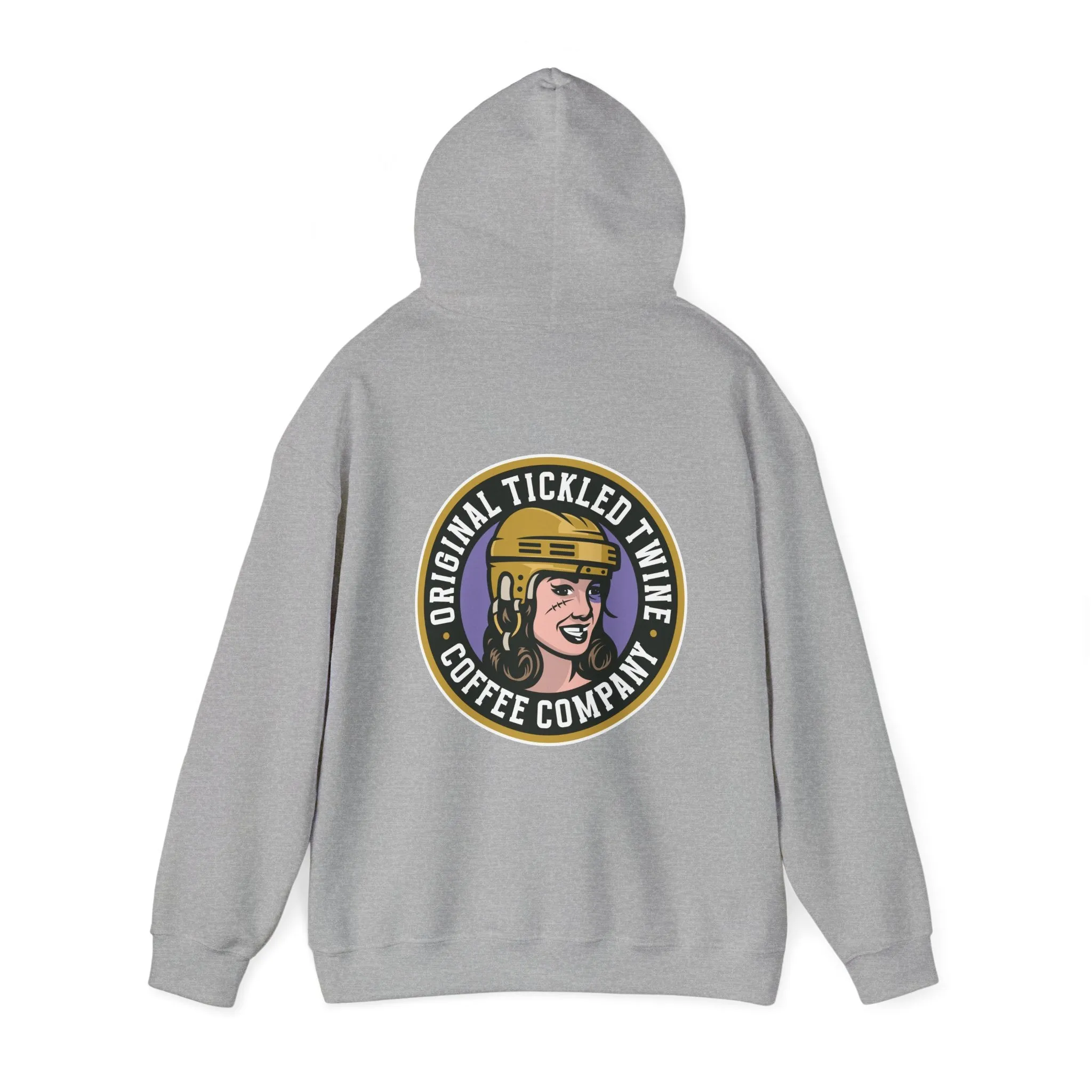 TICKLED TWINE BADGE HOODIE