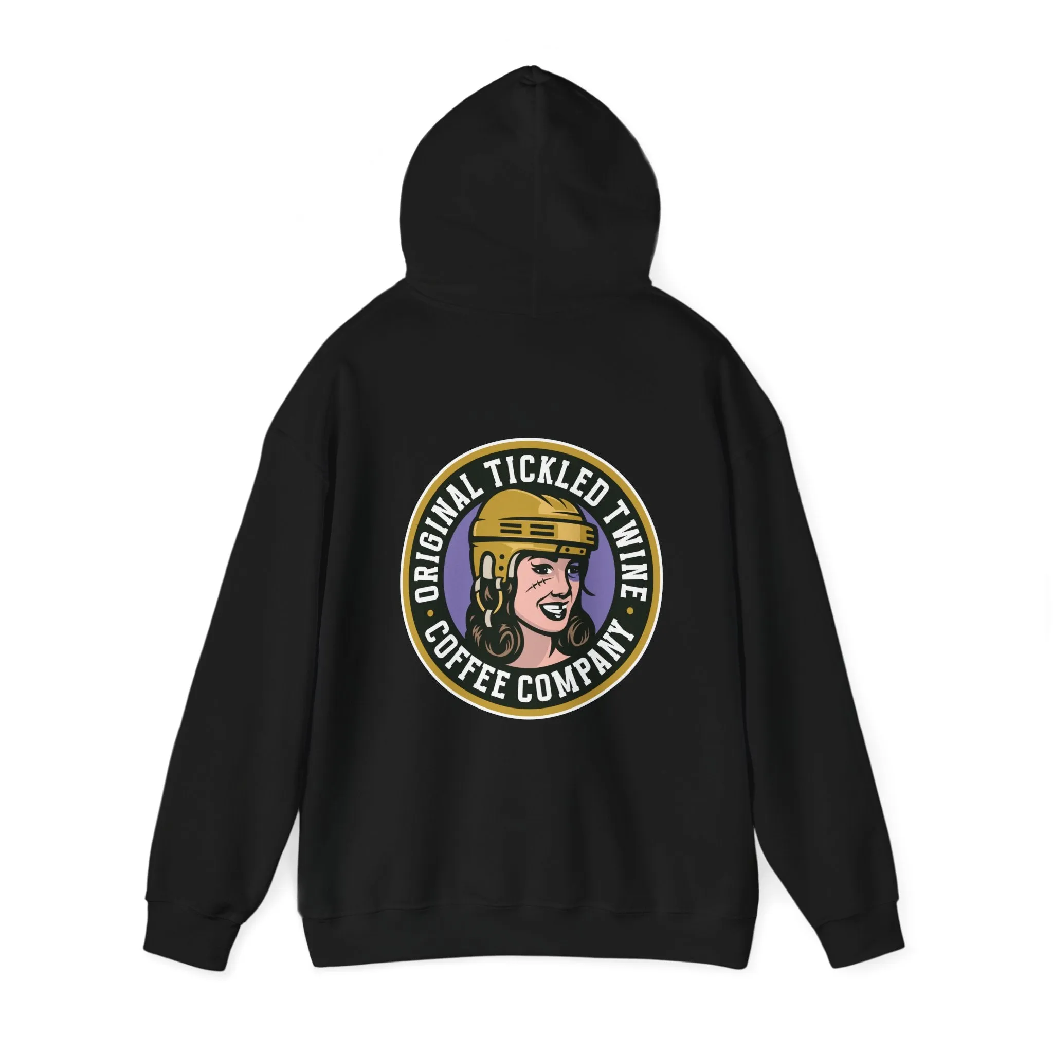 TICKLED TWINE BADGE HOODIE