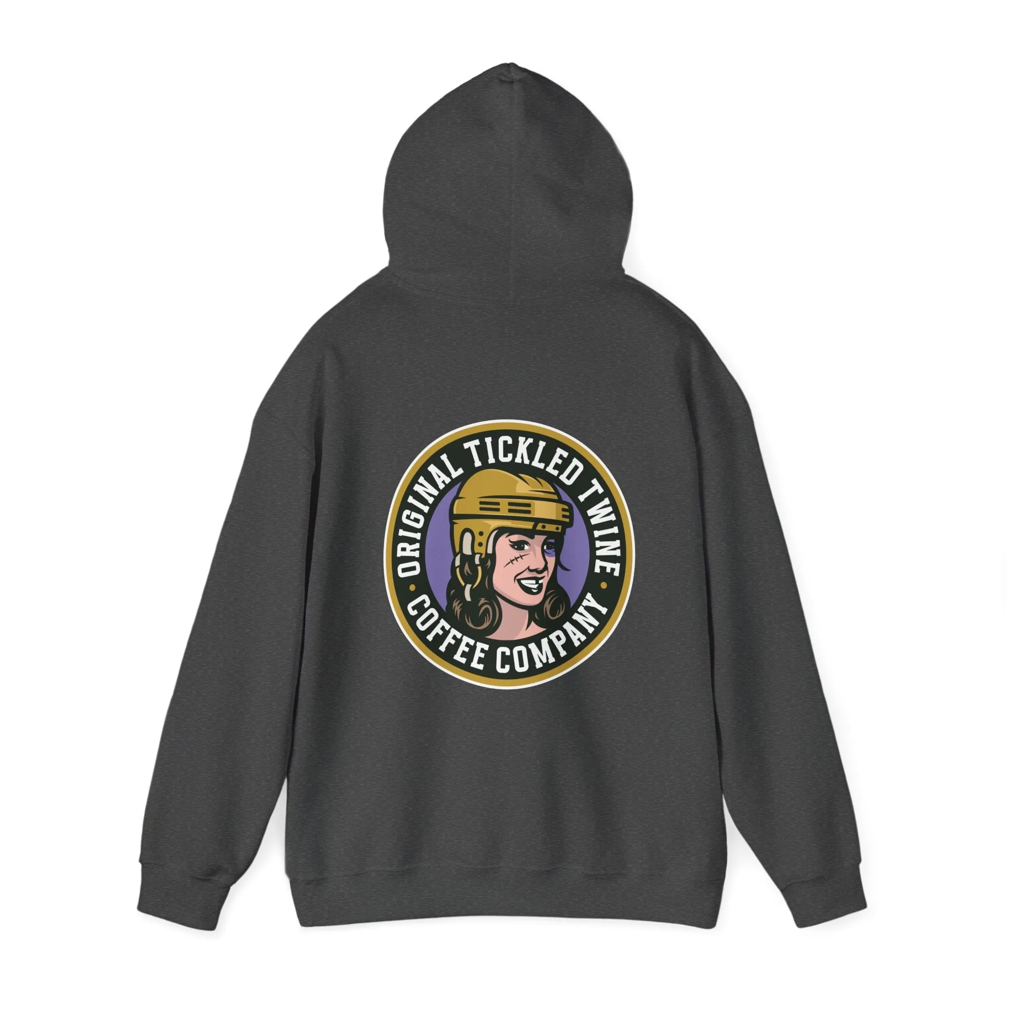 TICKLED TWINE BADGE HOODIE