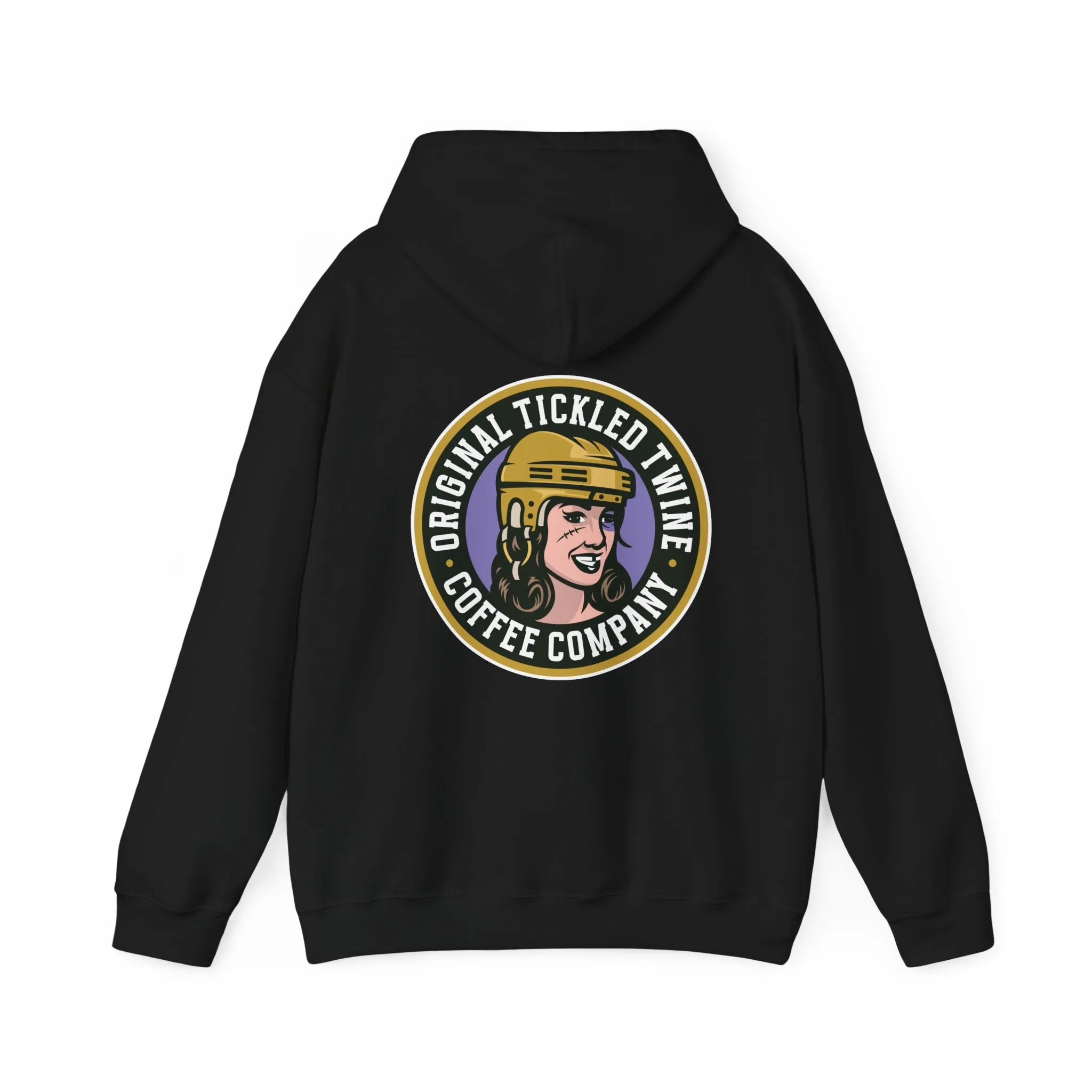 TICKLED TWINE BADGE HOODIE