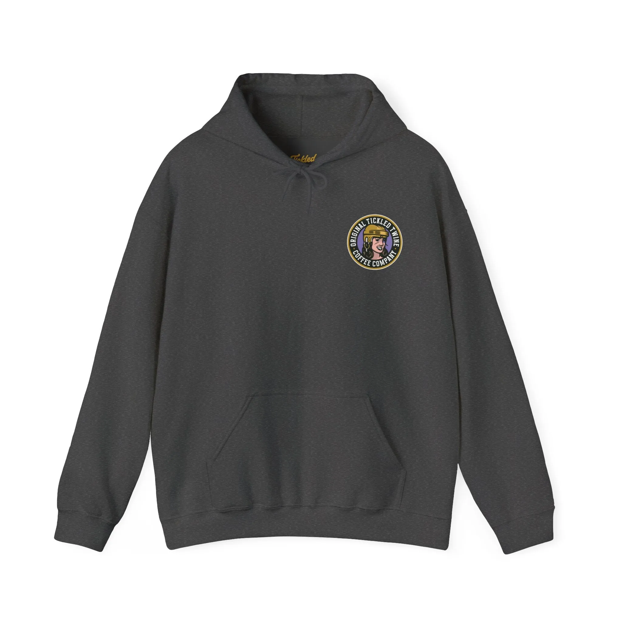 TICKLED TWINE BADGE HOODIE
