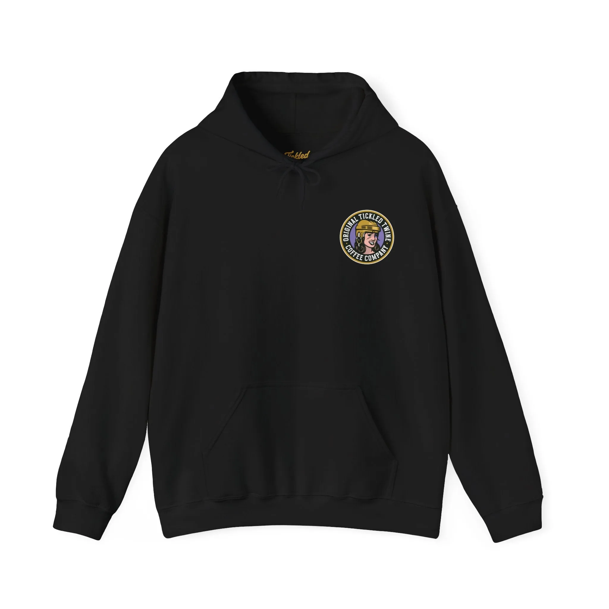 TICKLED TWINE BADGE HOODIE