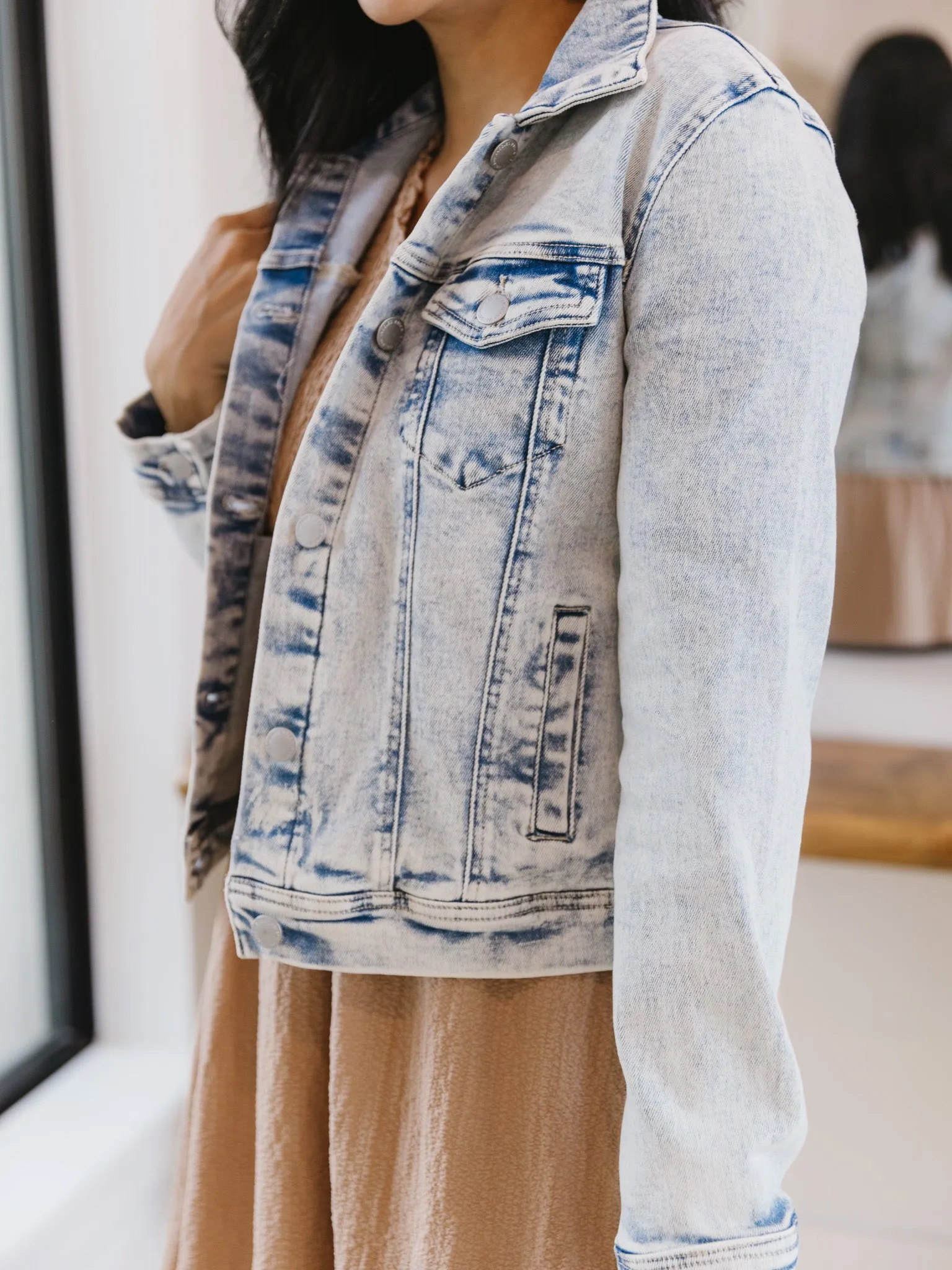 Tiffany Vintage Washed Denim Jacket