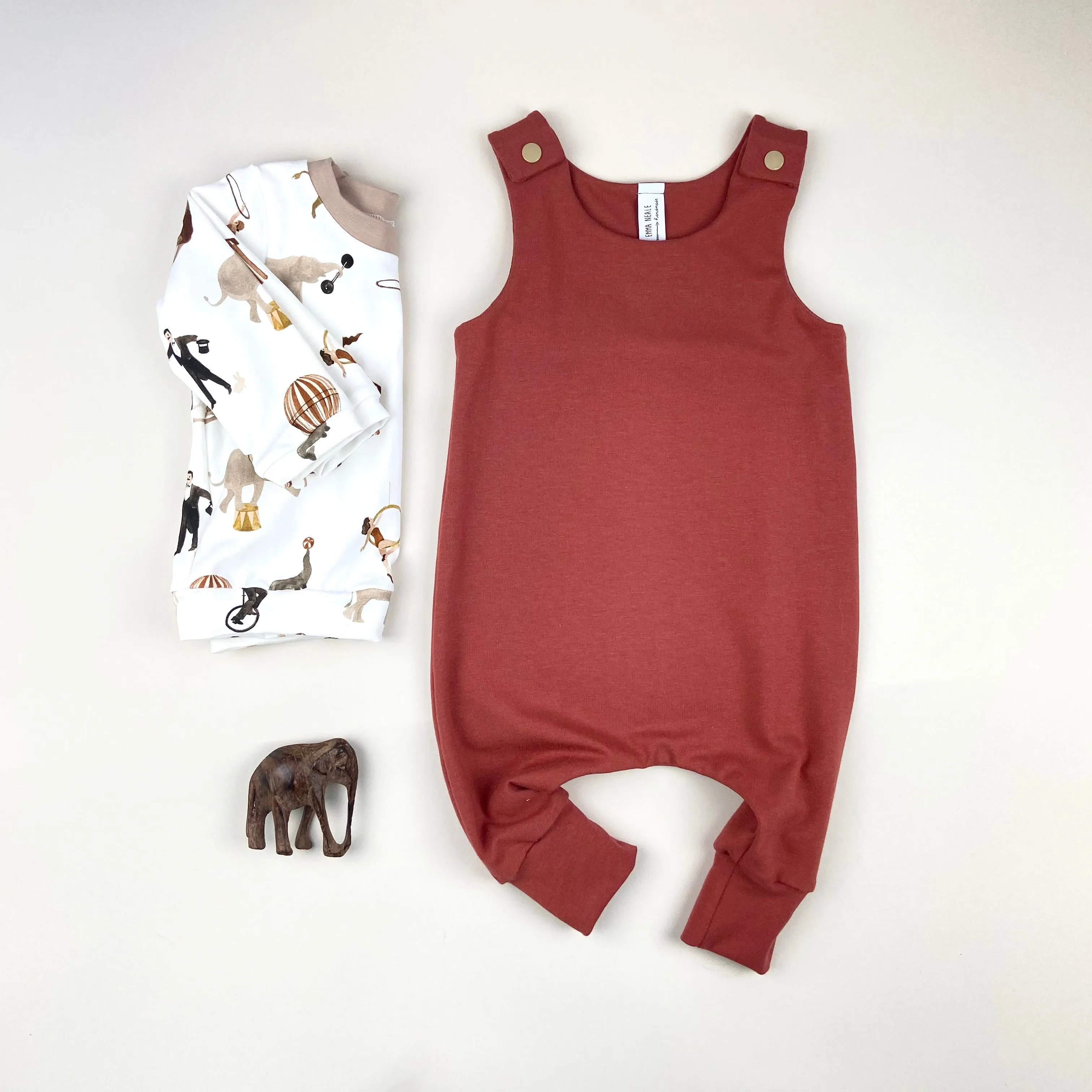 Tomato Harem Romper